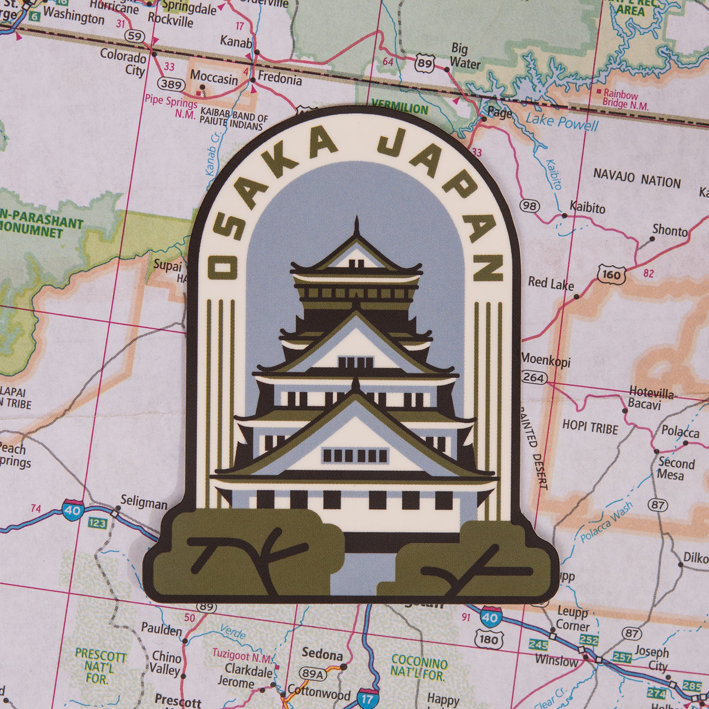Osaka Japan Enamel Pin