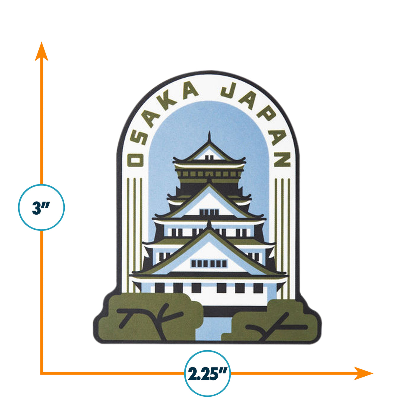 Osaka Japan Sticker