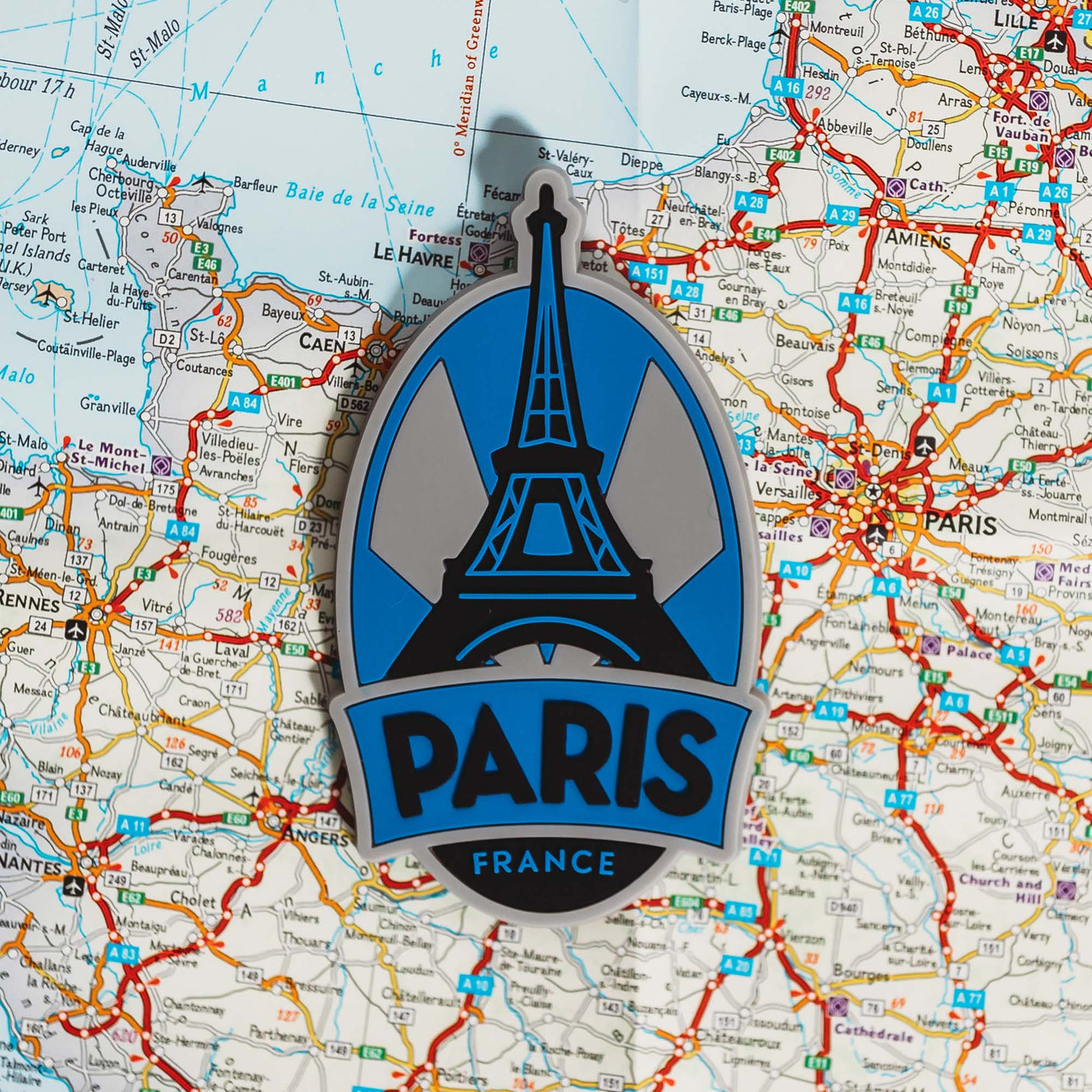 Paris France PVC Fridge Magnet