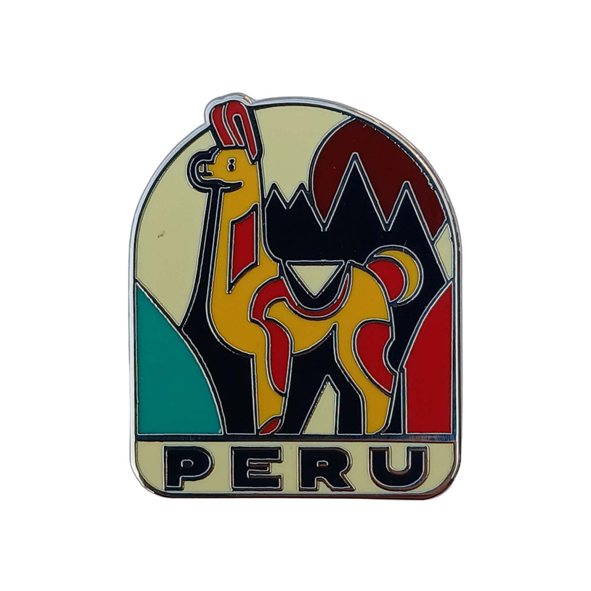 Peru Enamel Pin – Vagabond Heart