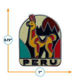 Peru Enamel Pin