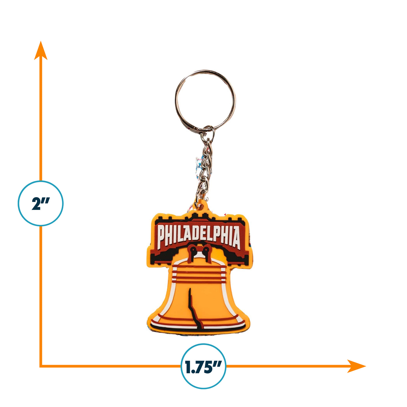Philadelphia PVC Keychain