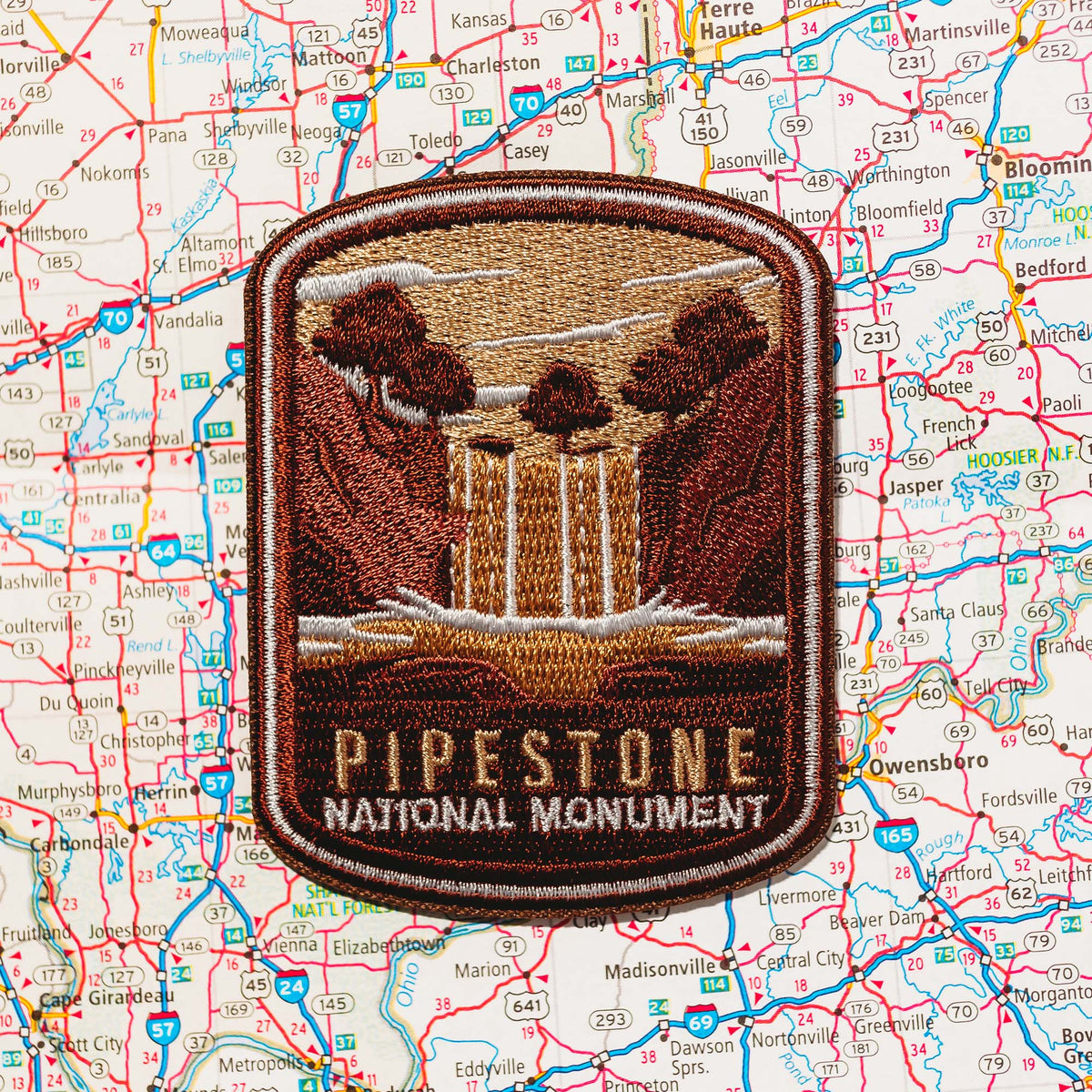 Pipestone National Monument Iron On Patch Vagabond Heart