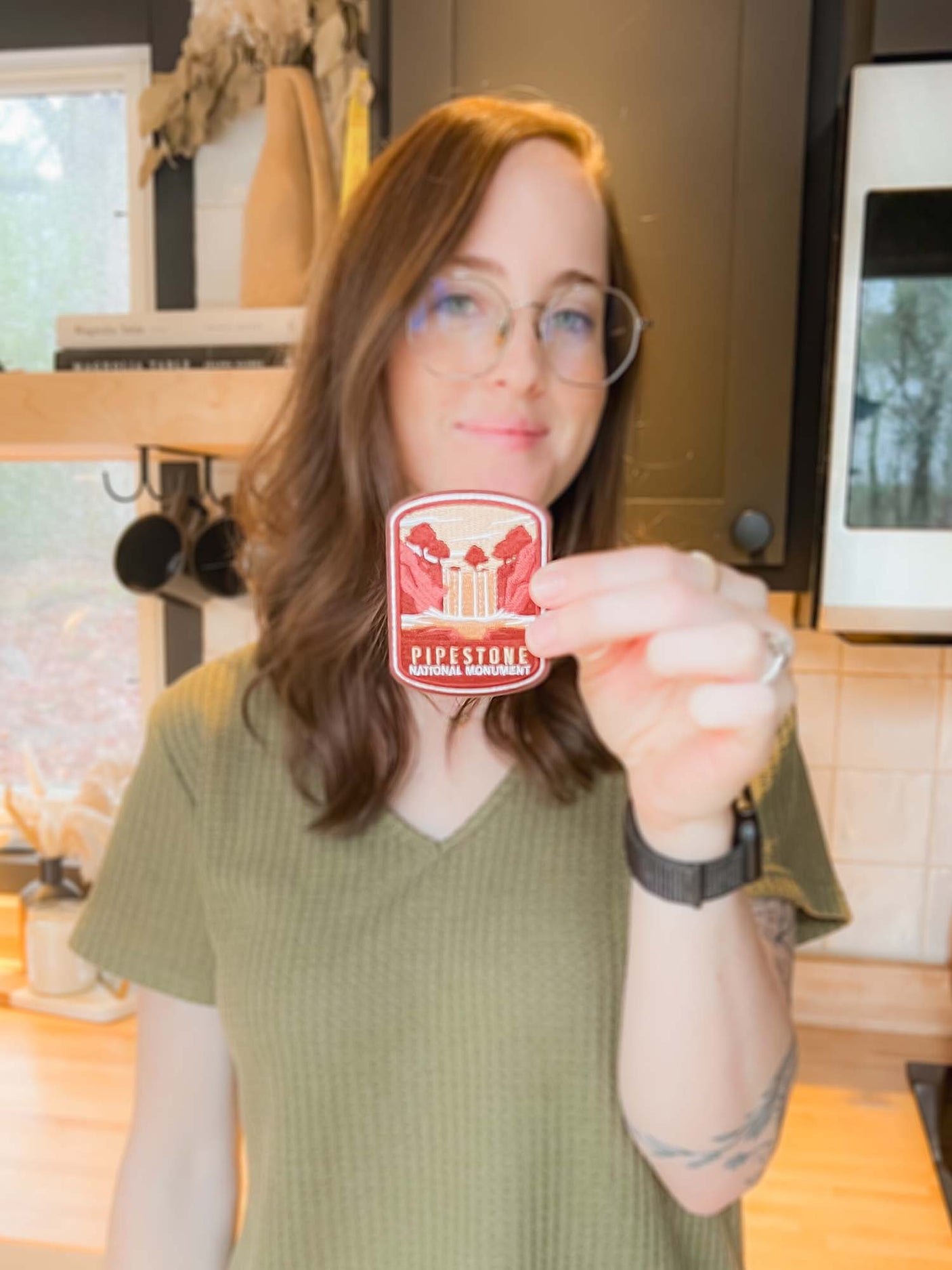 Pipestone National Monument Iron On Patch