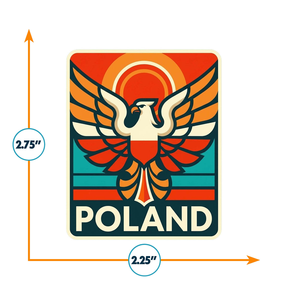 Poland Enamel Pin