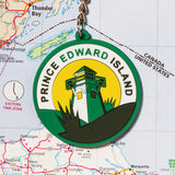 Prince Edward Island PVC Keychain