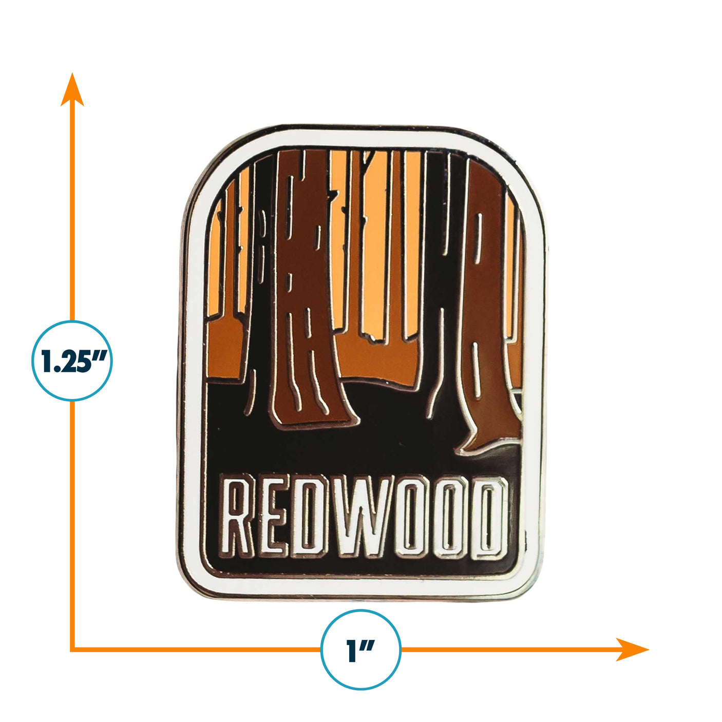 Redwood National Park Enamel Pin