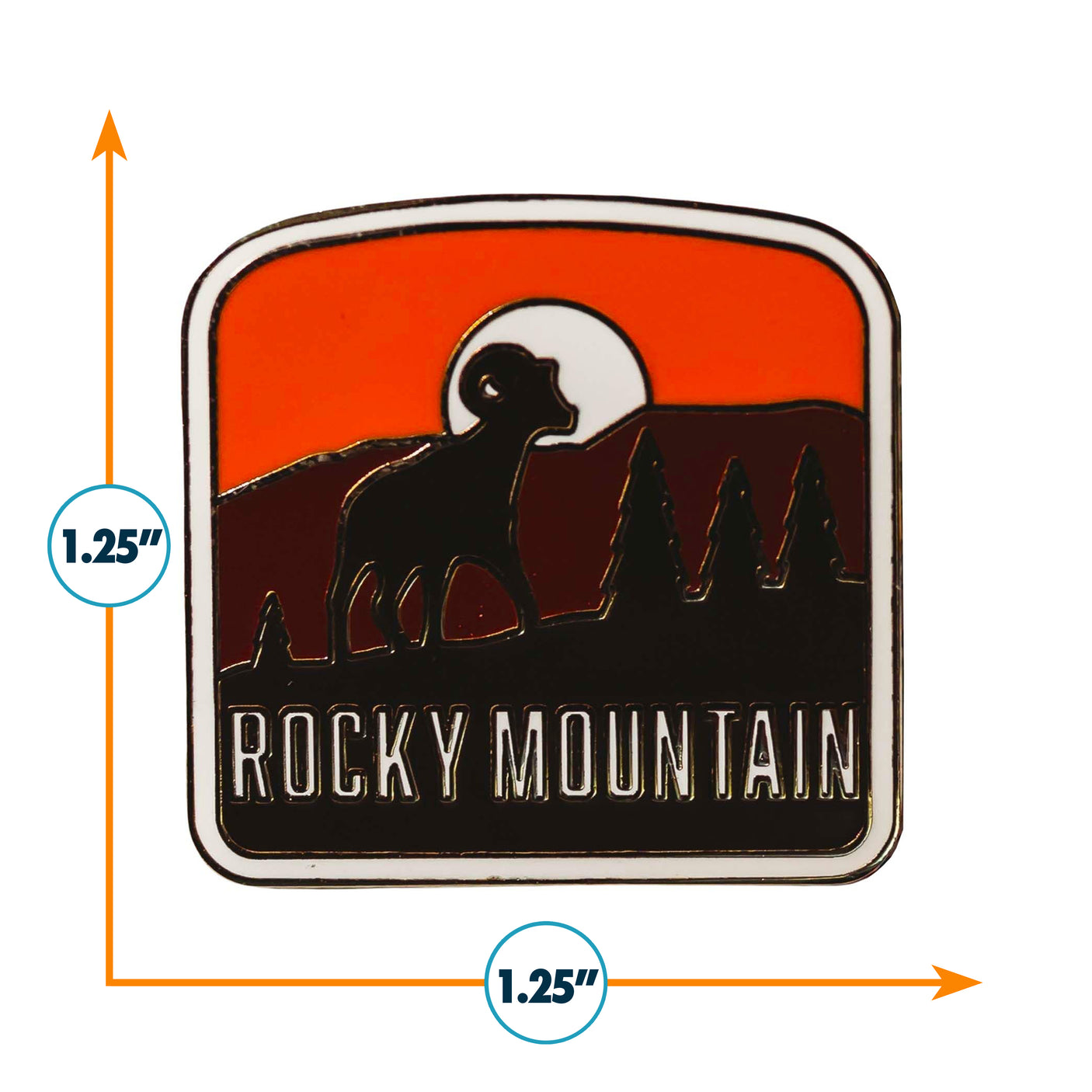 Rocky Mountain National Park Enamel Pin