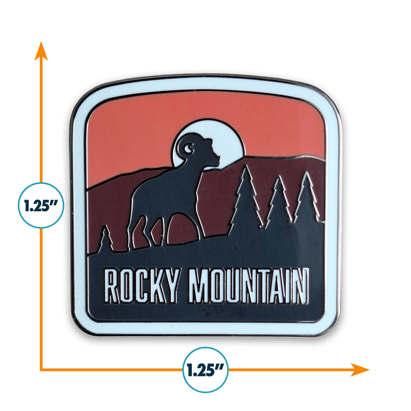 Rocky Mountain National Park Enamel Pin