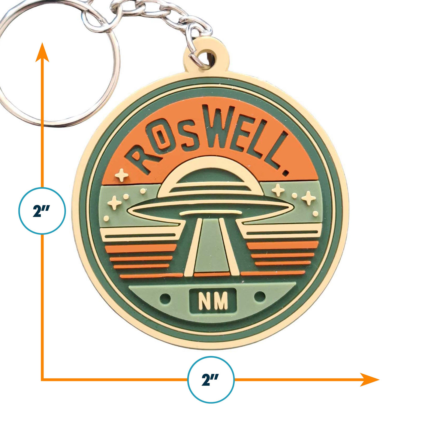 Roswell, New Mexico Keychain