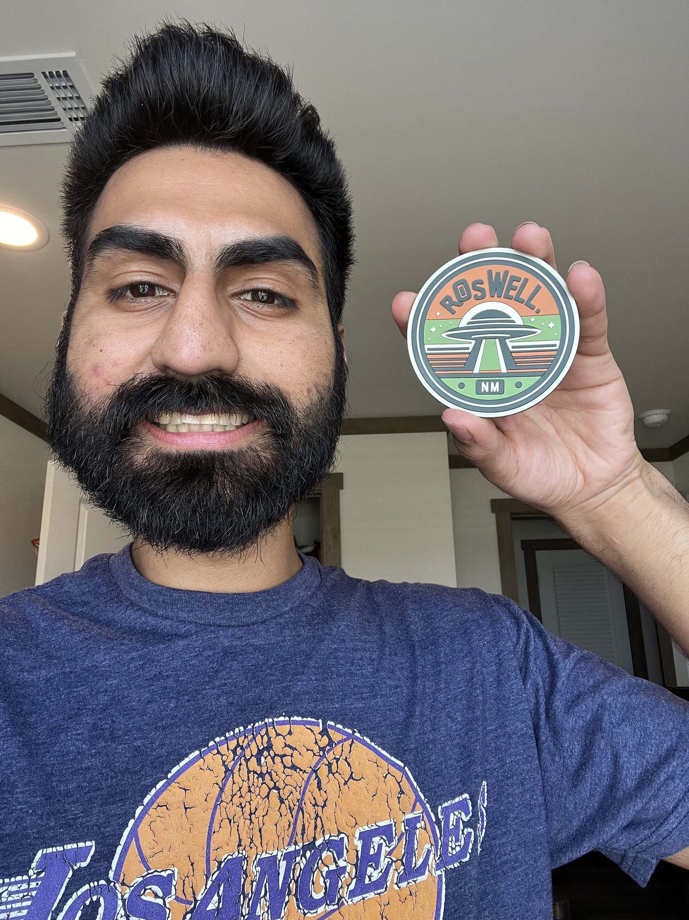 Roswell, NM PVC Fridge Magnet