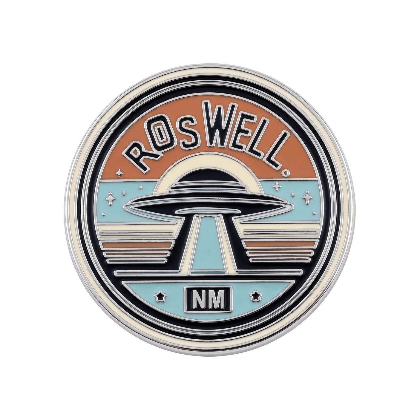 Roswell, NM Enamel Pin
