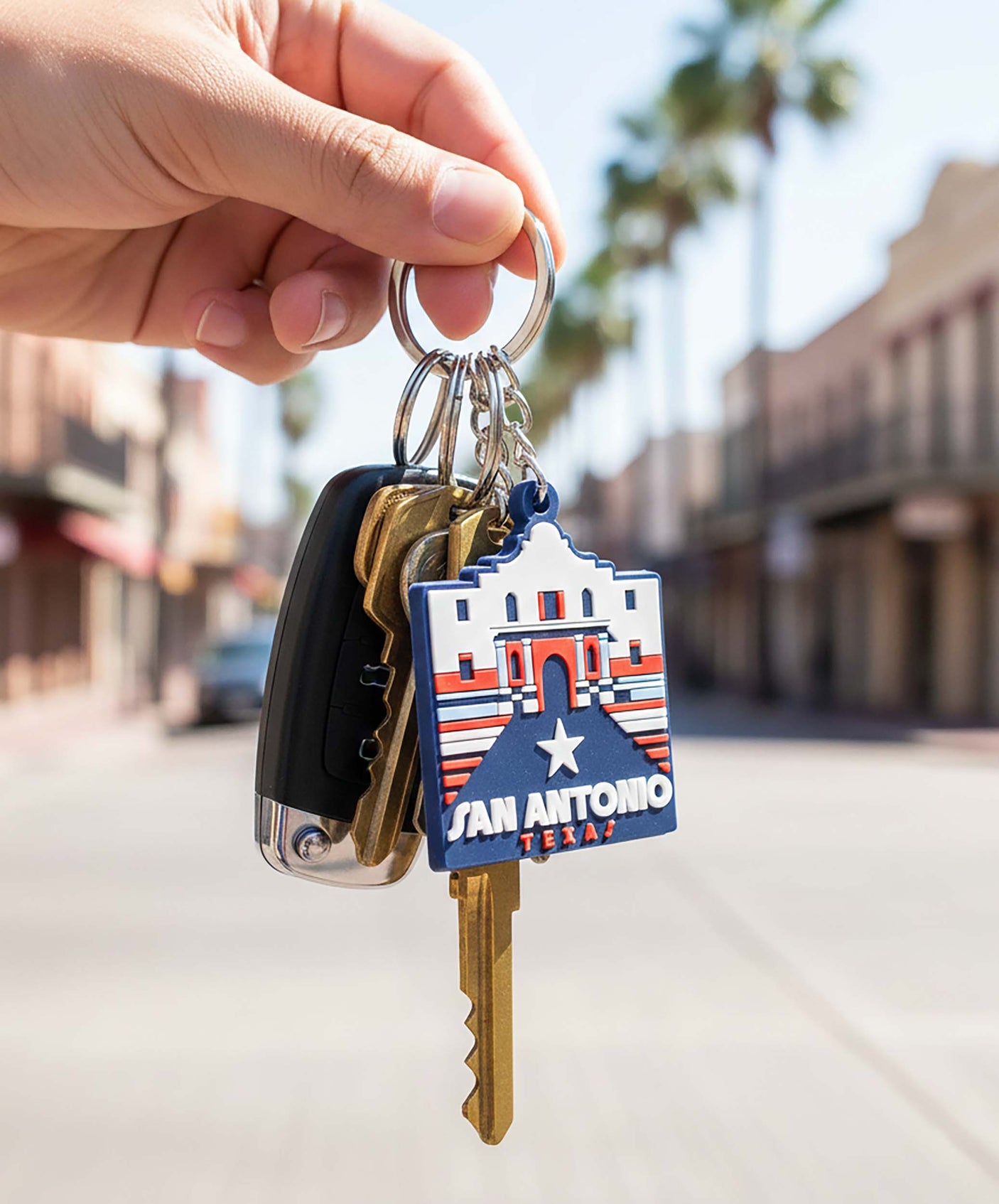 San Antonio Keychain