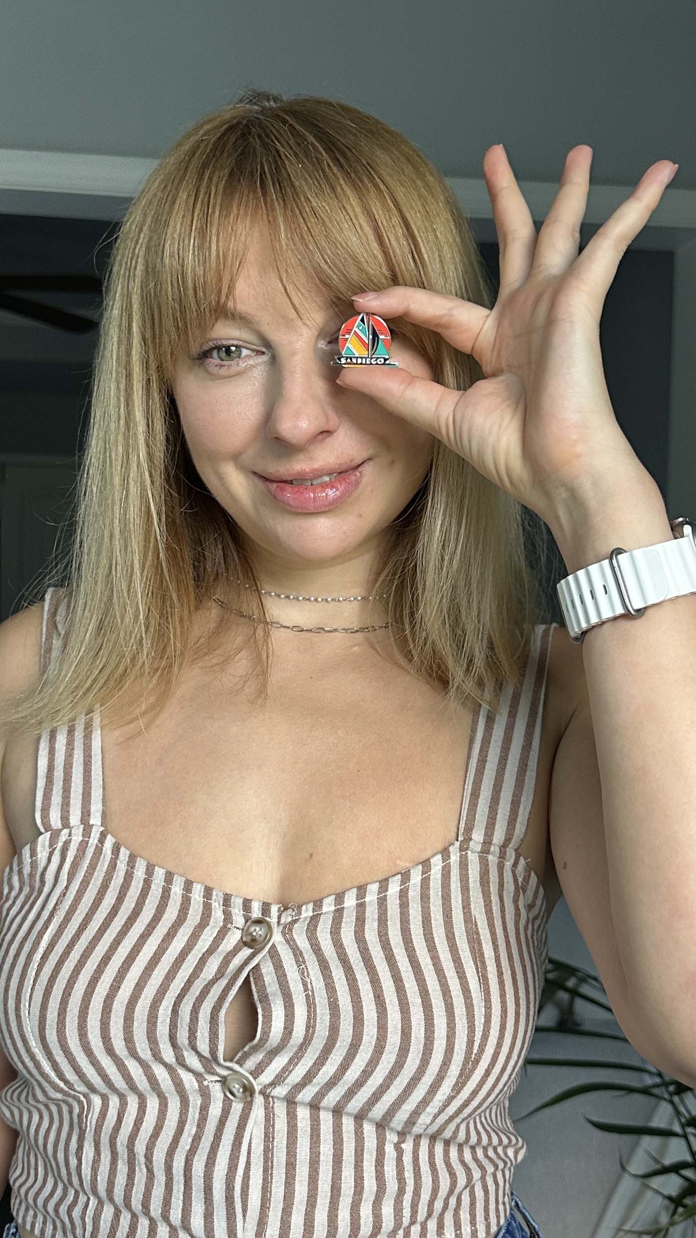 San Diego Enamel Pin