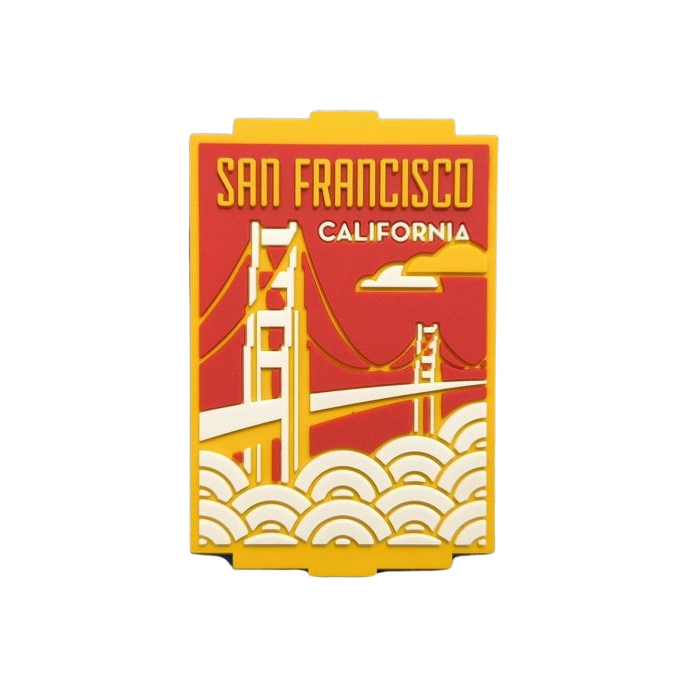 San Francisco California PVC Fridge Magnet