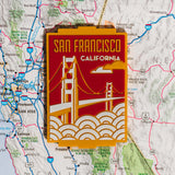 San Francisco California PVC Fridge Magnet
