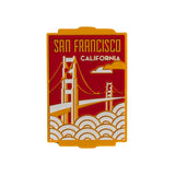 San Francisco California PVC Fridge Magnet