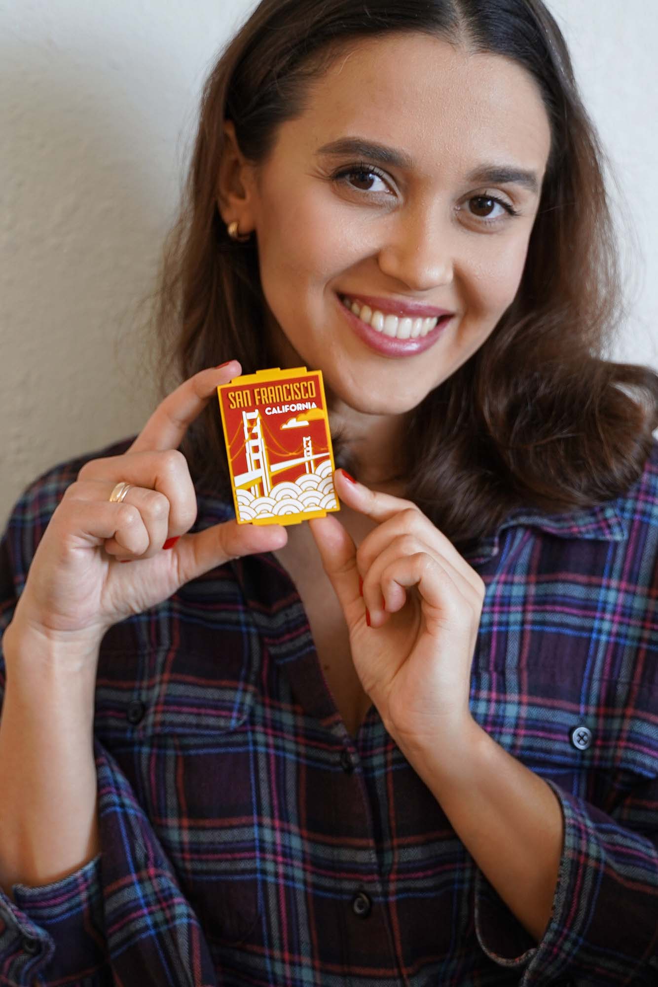 San Francisco California PVC Fridge Magnet