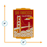 San Francisco California PVC Fridge Magnet