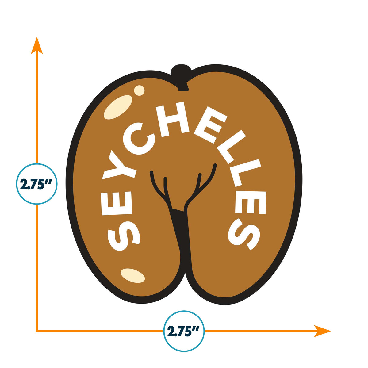Seychelles The Vinyl Sticker