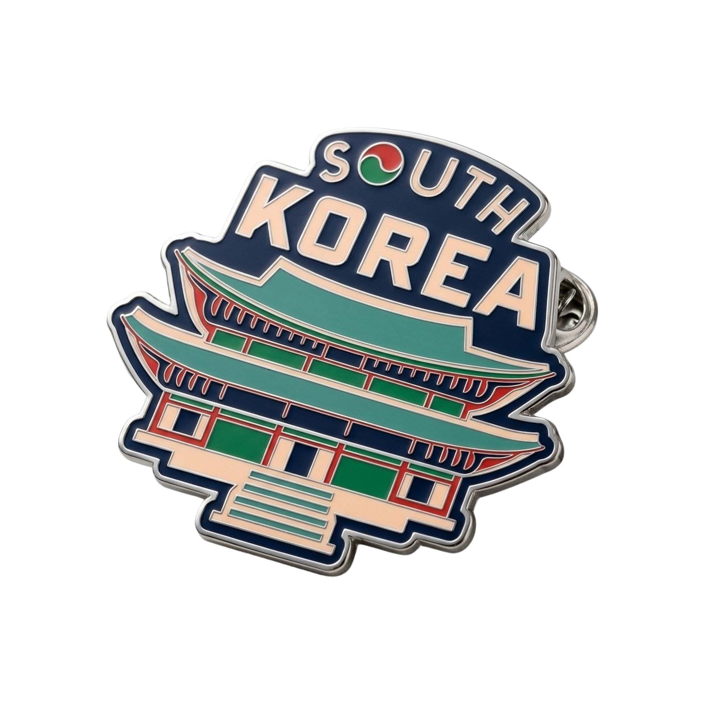 South Korea Enamel Pin