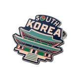 South Korea Enamel Pin