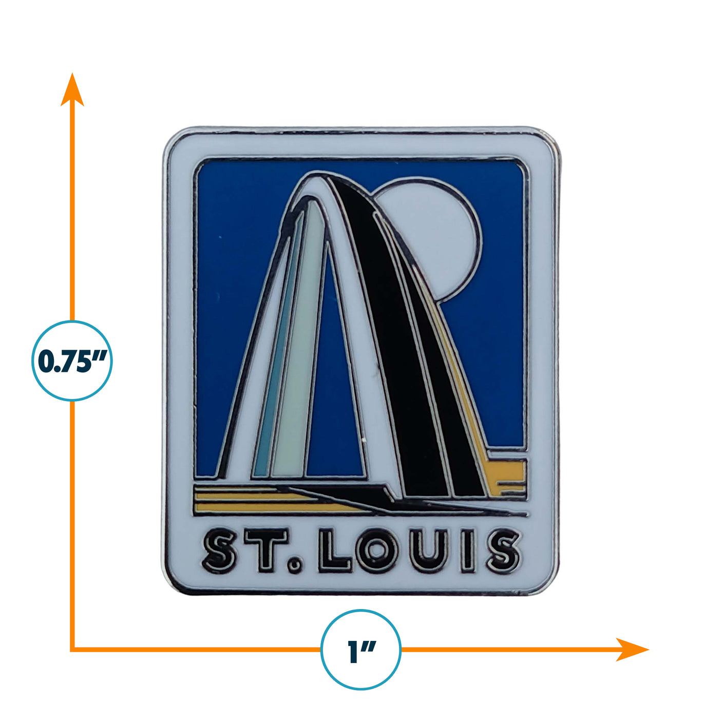 St. Louis, MO Enamel Pin