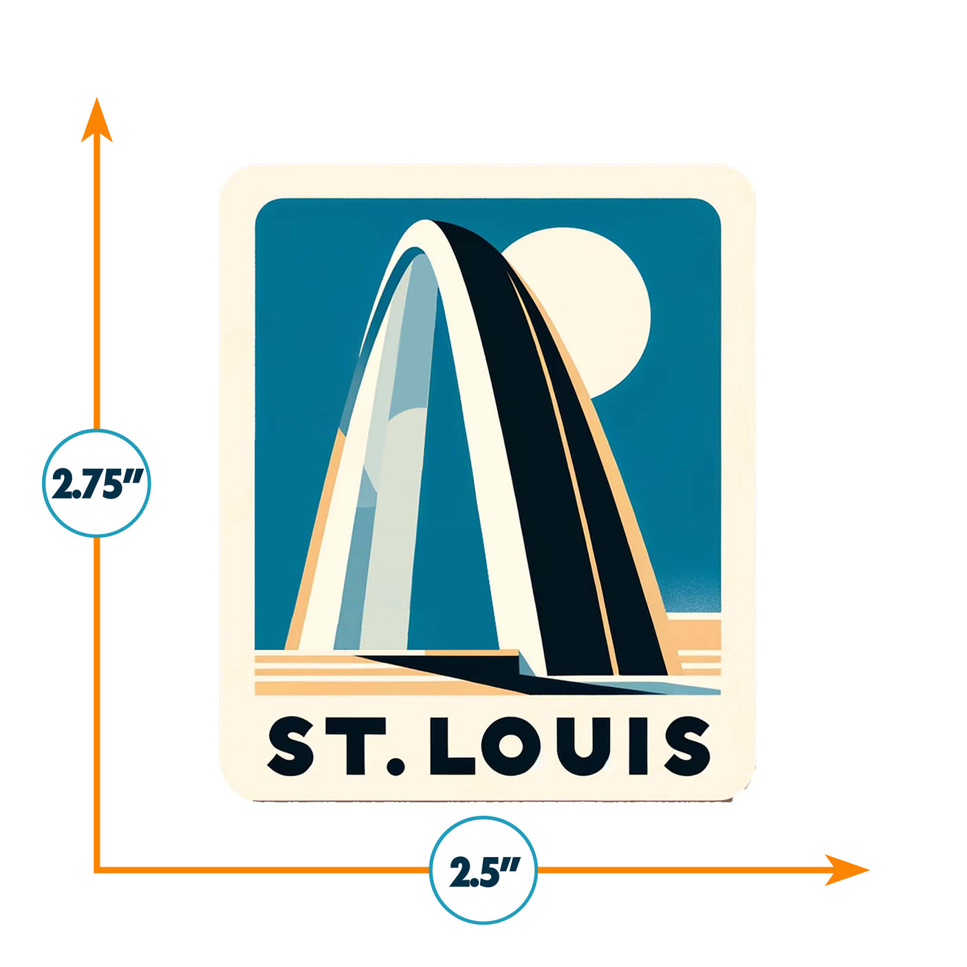 St. Louis, MO Sticker