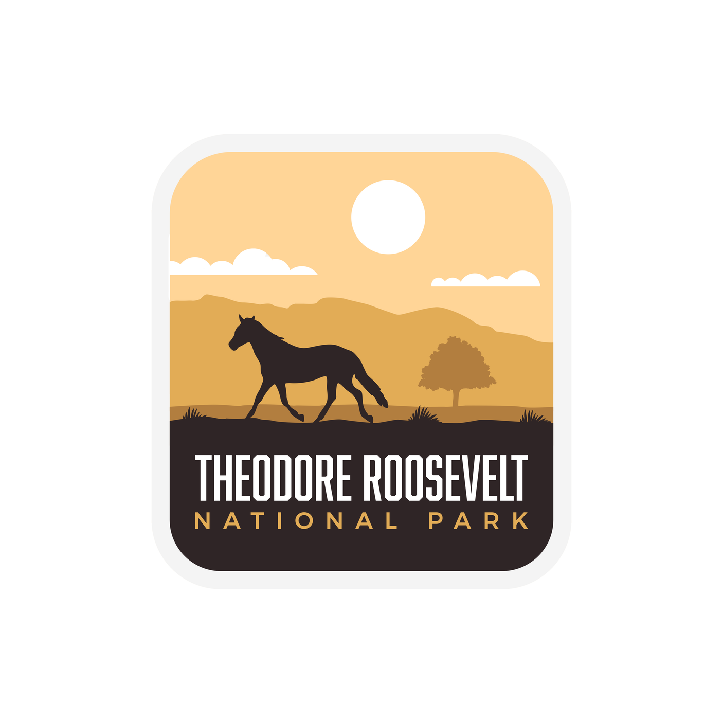 Theodore Roosevelt National Park Sticker