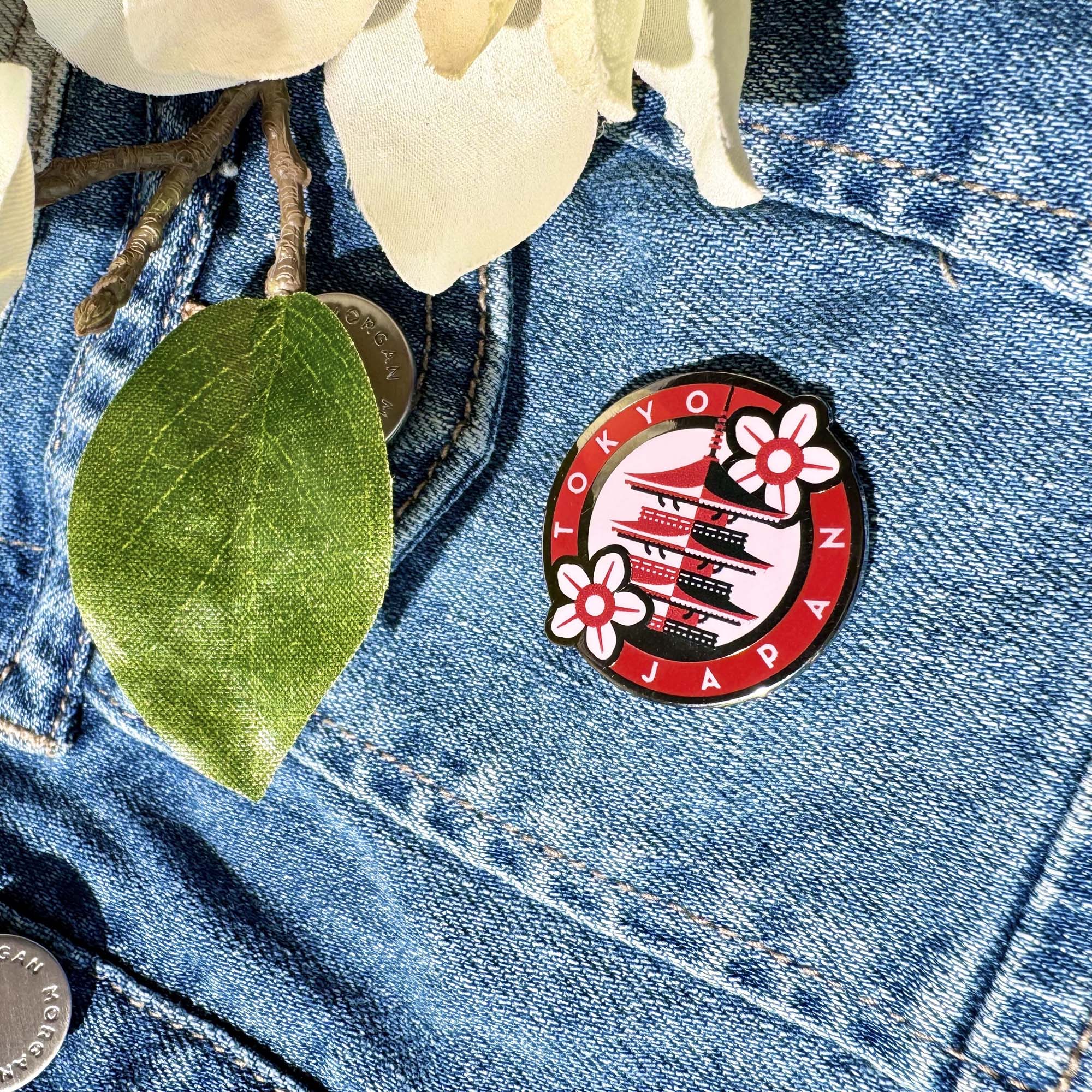 Tokyo Japan Enamel Pin – Vagabond Heart