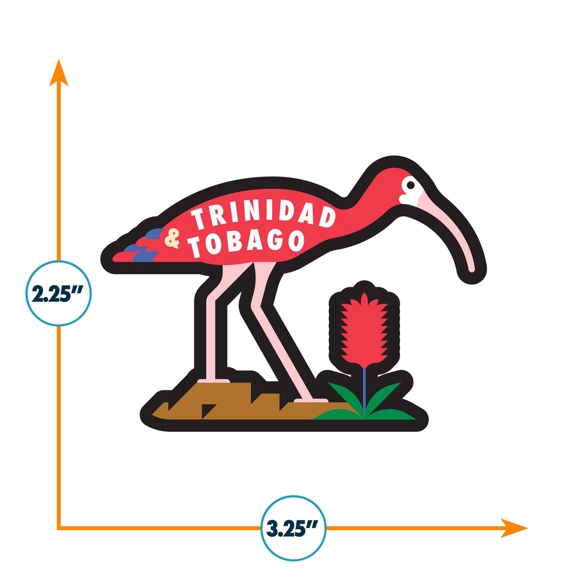 Trinidad & Tobago Vinyl Sticker