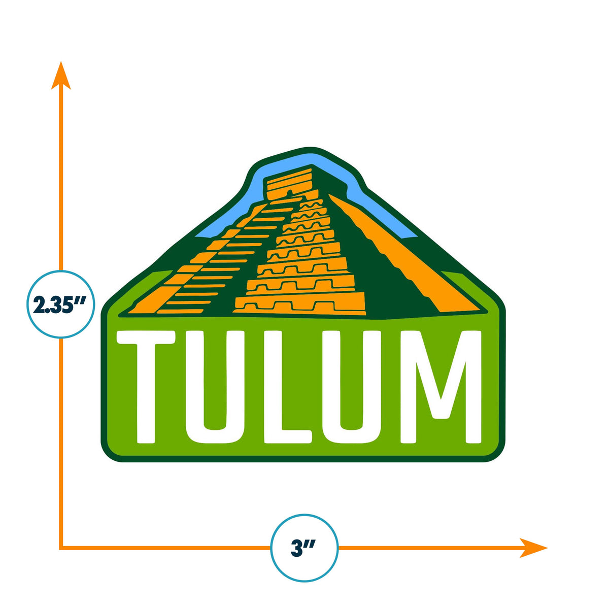 Tulum Vinyl Sticker