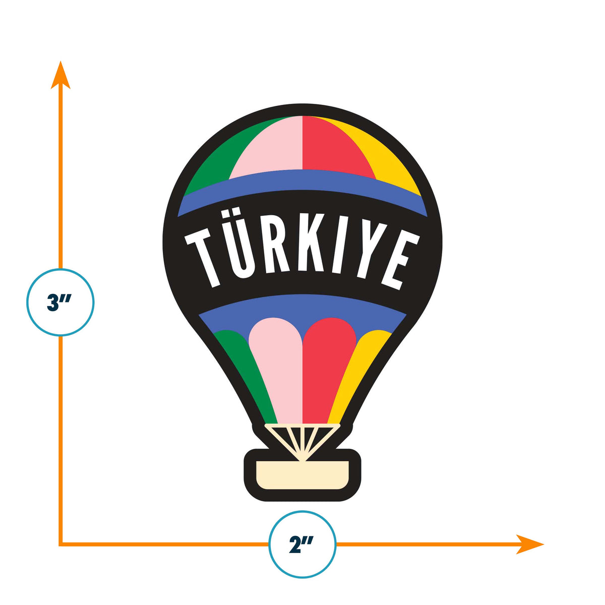 Turkey Vinyl Sticker