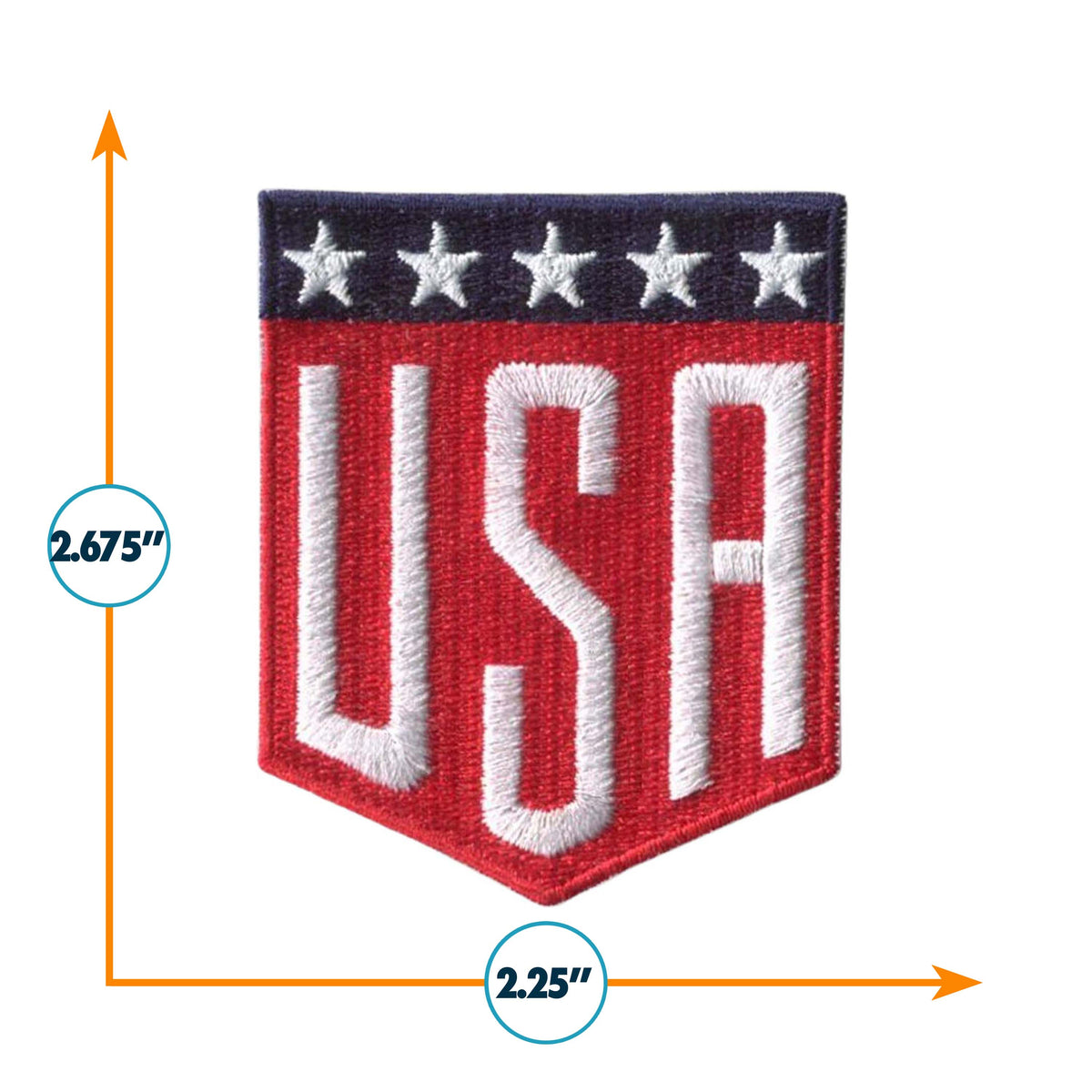 United States Iron On Patch