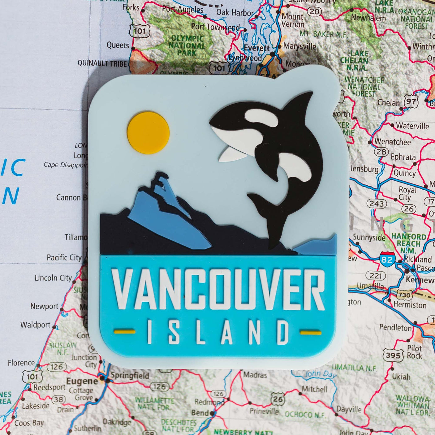 Vancouver Island PVC Fridge Magnet