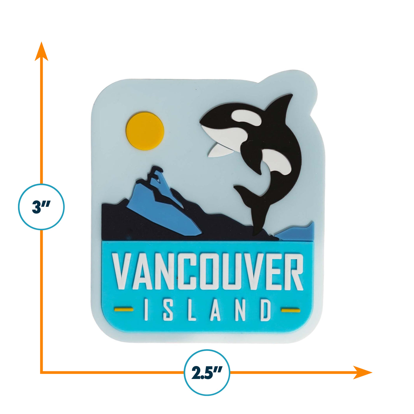 Vancouver Island PVC Fridge Magnet