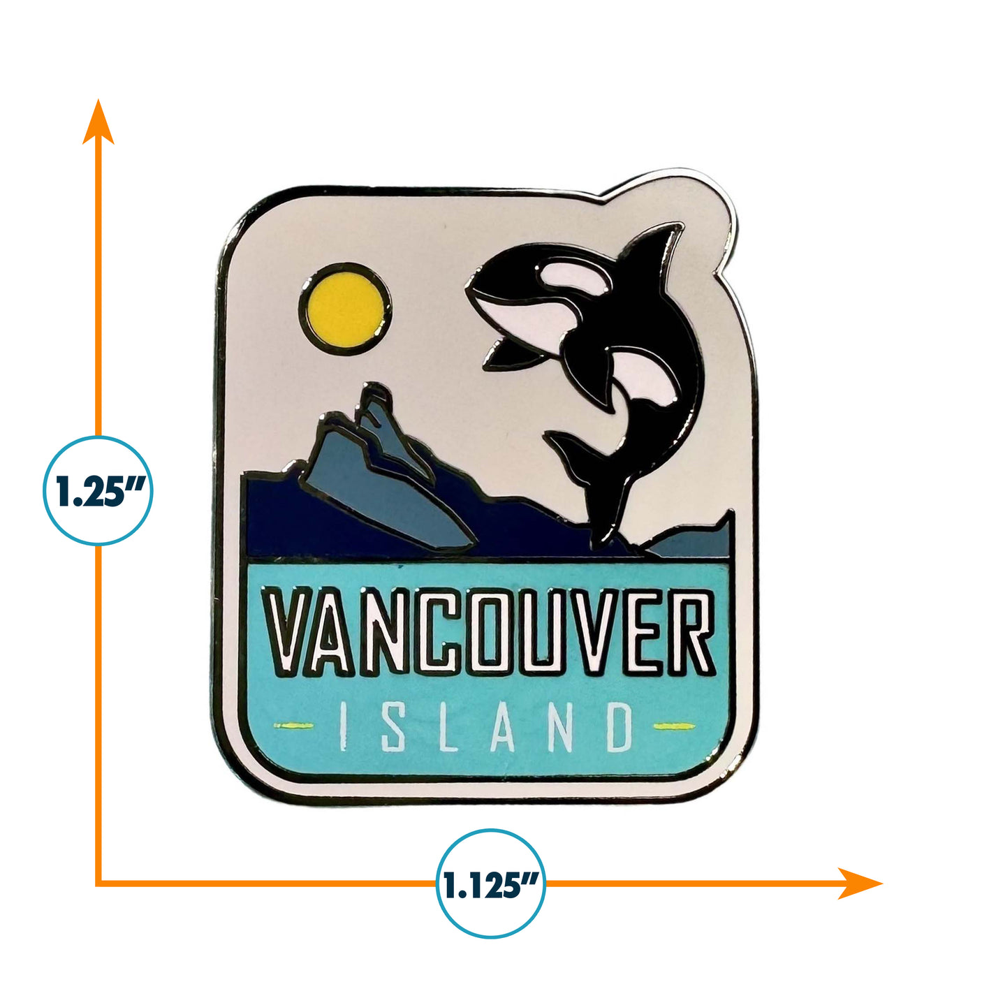 Vancouver Island Enamel Pin