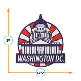 Washington DC PVC Fridge Magnet