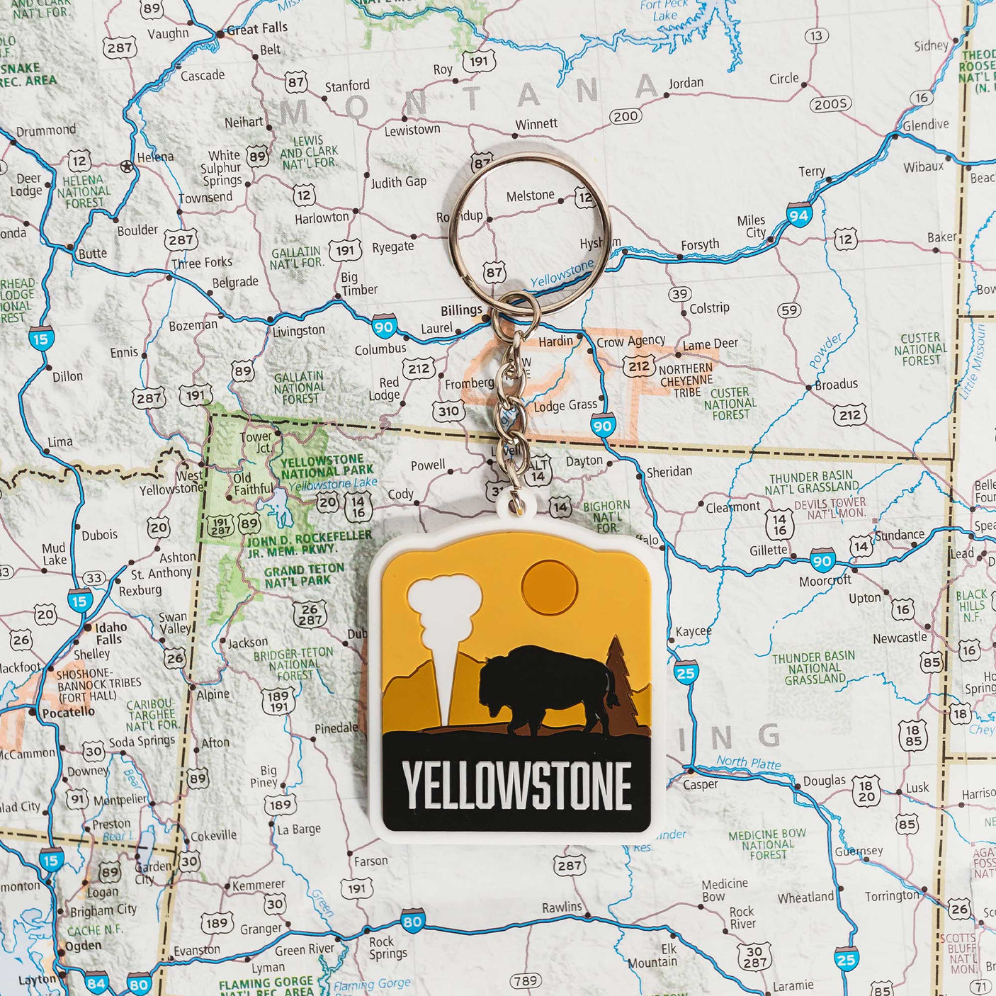 Yellowstone National Park Keychain