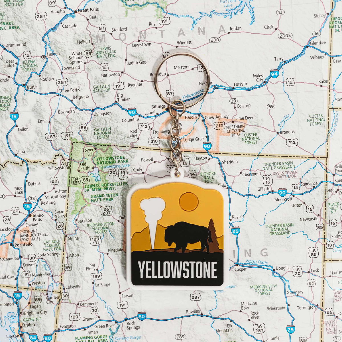 Yellowstone National Park Keychain – Vagabond Heart