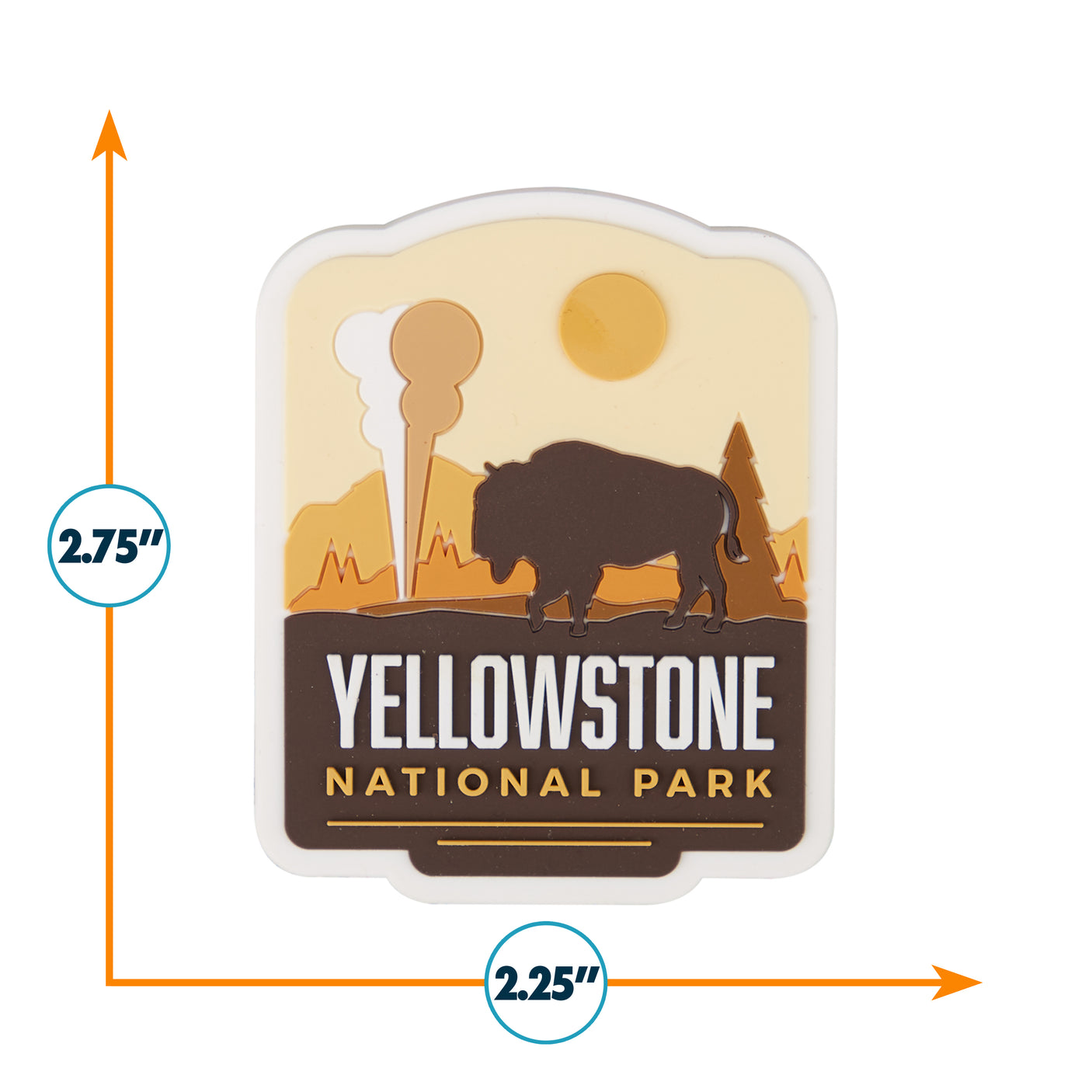 Yellowstone National Park PVC Fridge Magnet