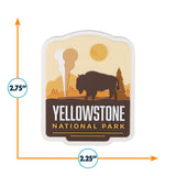 Yellowstone National Park PVC Fridge Magnet