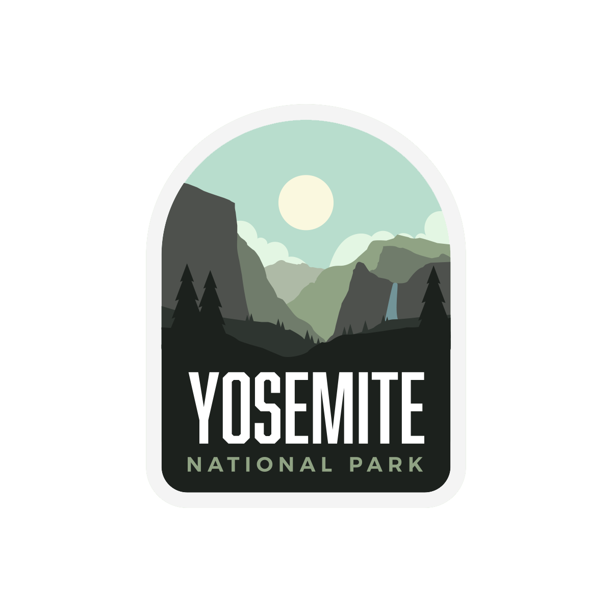 Yosemite National Park Sticker