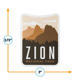 Zion National Park Sticker