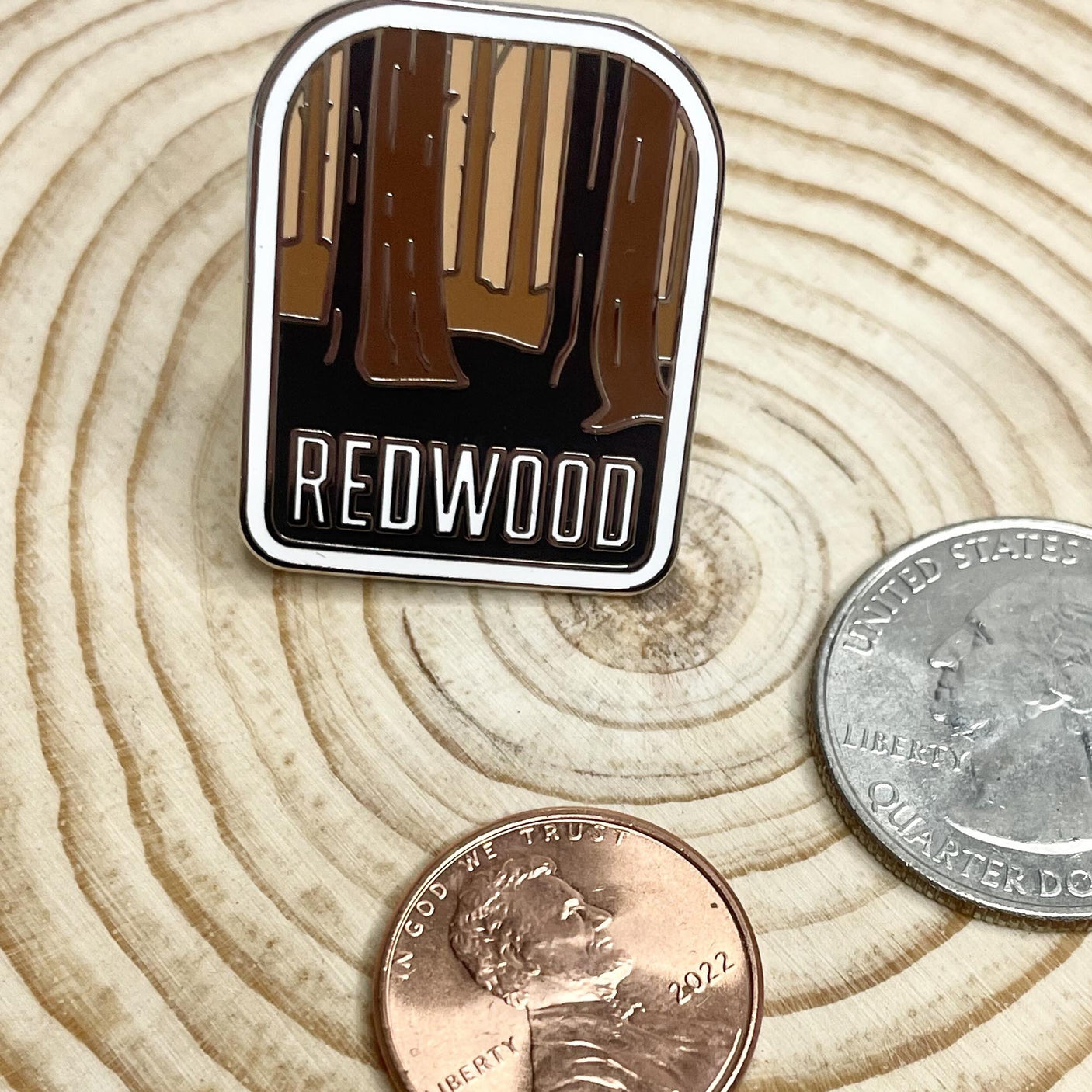 Redwood National Park Enamel Pin