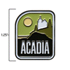acadia pin size information