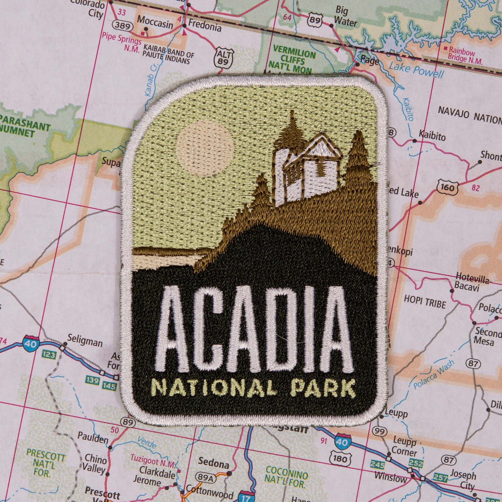 Acadia patch on a map