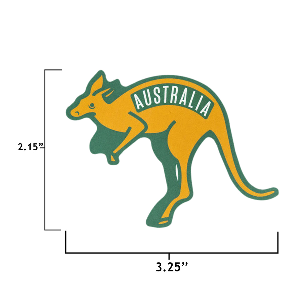 Australia sticker size information