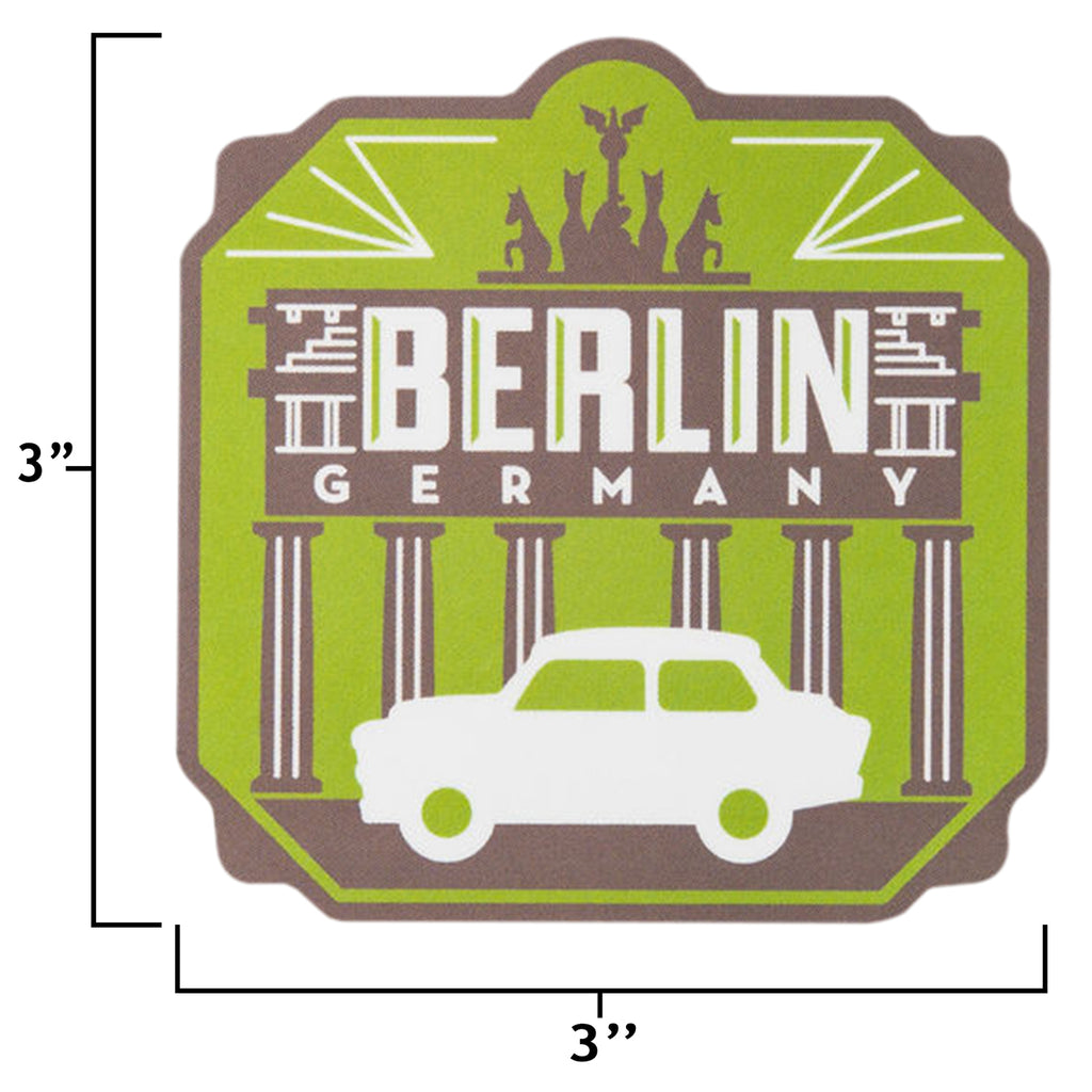 Berlin sticker size information