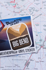 Big Bend weatherproof vinyl sticker